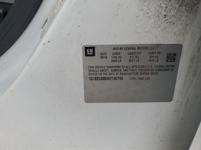 1G1BE5SM6H7109744 Chevrolet CRUZE LT