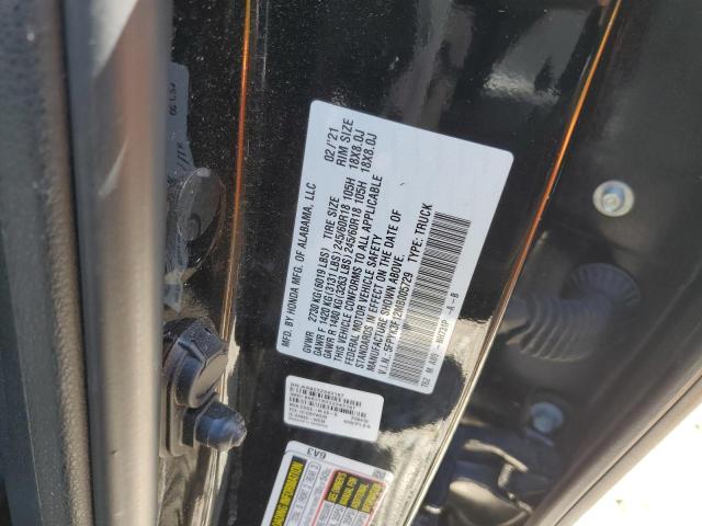 5FPYK3F12MB005729 Honda Ridgeline Sport