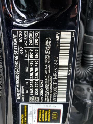 W1N0J8EB4MF891640 Mercedes-Benz Glc Coupe 300 4matic