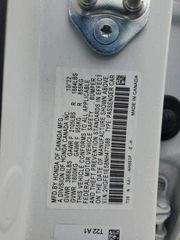 2HGFE1E58NH477088 Honda CIVIC SI