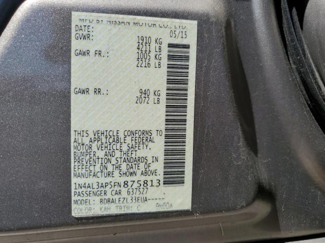 1N4AL3AP5FN875813 Nissan ALTIMA 2.5