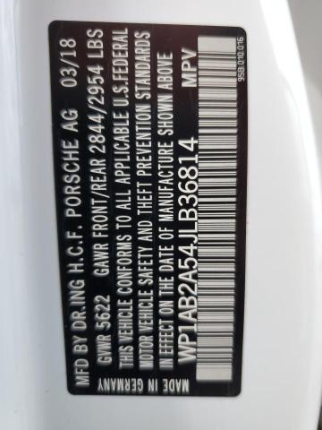 WP1AB2A54JLB36814 Porsche MACAN S
