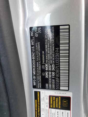 55SWF8DB7LU323694 Mercedes-Benz C 300