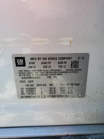 KL4CJFSB8GB588511 Buick Encore Convenience
