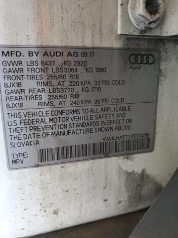 WA1LHAF71JD014266 Audi Q7 Premium Plus