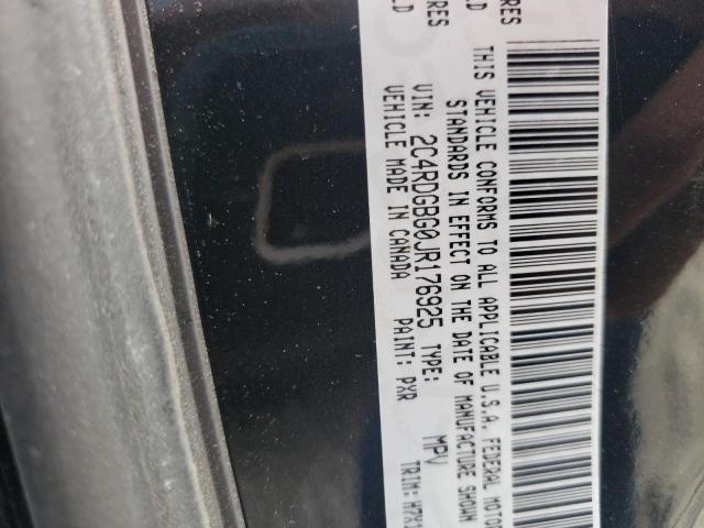 2C4RDGBG0JR176925 Dodge Grand Caravan Se