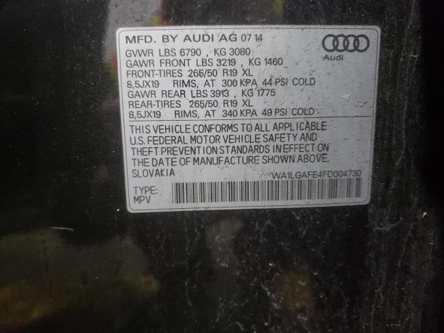 WA1LGAFE4FD004730 Audi Q7 Premium Plus