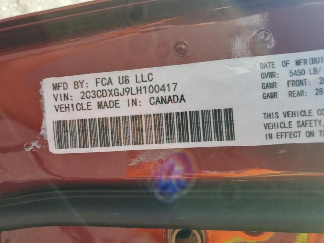 2C3CDXGJ9LH100417 Dodge Charger Scat Pack
