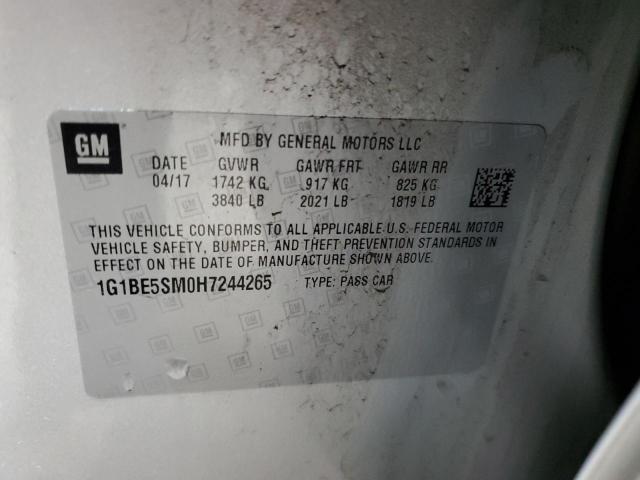 1G1BE5SM0H7244265 Chevrolet CRUZE LT