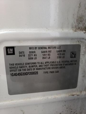 1G4G45G39GF268628 Buick Lacrosse Sport Touring
