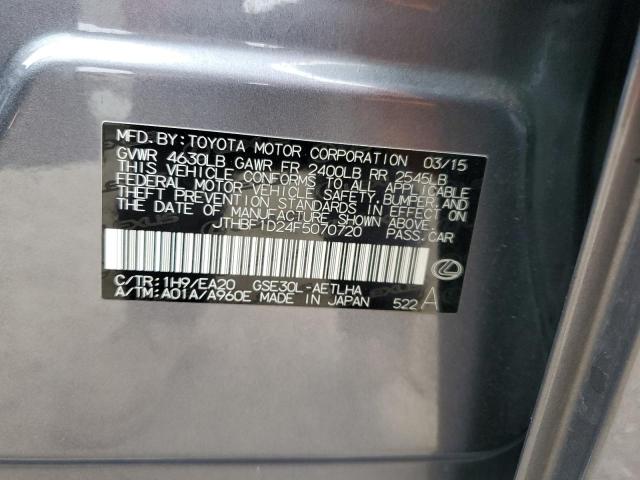 JTHBF1D24F5070720 Lexus IS 250