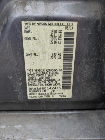 1N4AL3AP5FC142415 Nissan ALTIMA 2.5