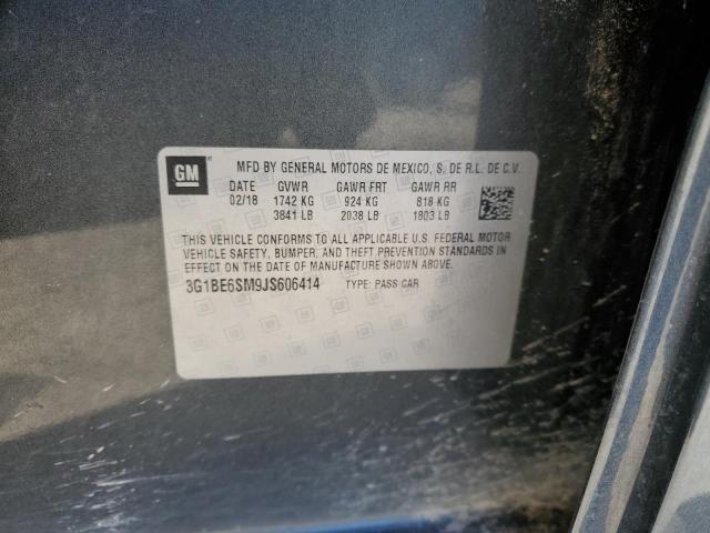 3G1BE6SM9JS606414 Chevrolet CRUZE LT