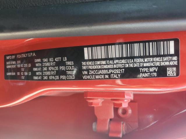 ZACCJABB5JPH29217 Jeep Renegade Latitude