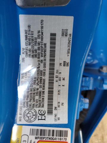 WF0DP3TH0G4116170 Ford FOCUS RS