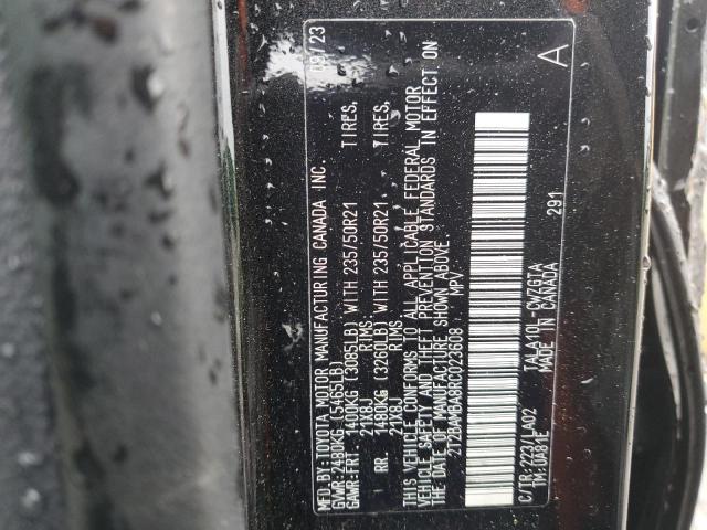 2T2BAMBA8RC023608 Lexus Rx 350 Base