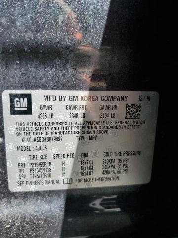 KL4CJASB3HB079897 Buick Encore Preferred