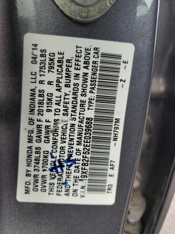 19XFB2F52EE039688 Honda Civic Lx
