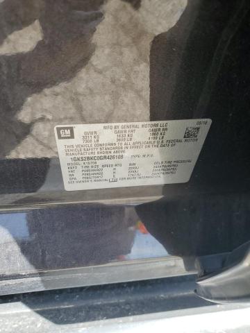 1GKS2BKC0GR426108 GMC YUKON SLT