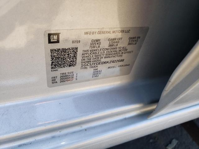 1GCUYGED6KZ422688 Chevrolet Silverado K1500 Ltz