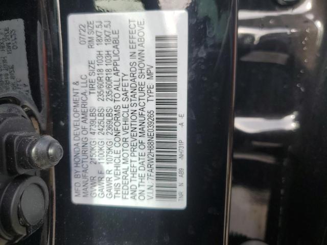 7FARW2H88NE039265 Honda CR-V EXL