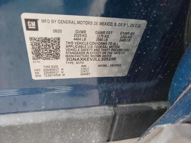 3GNAXKEV2LL335159 Chevrolet EQUINOX LT
