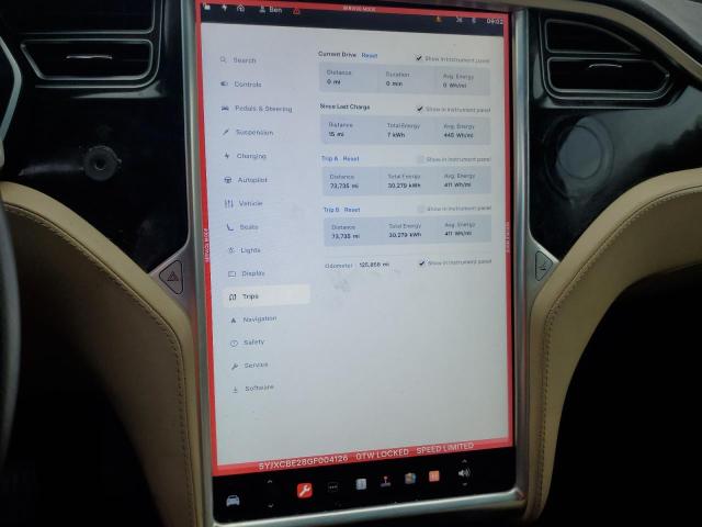 5YJXCBE28GF004126 Tesla MODEL X
