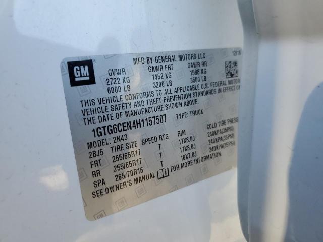 1GTG6CEN4H1157507 GMC CANYON SLE