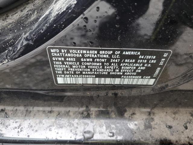 1VWJM7A33JC036336 Volkswagen Passat Gt