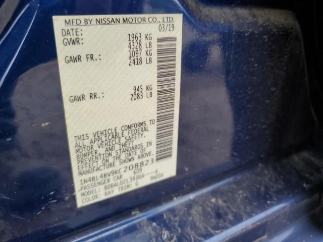 1N4BL4BV9KC208823 Nissan ALTIMA S