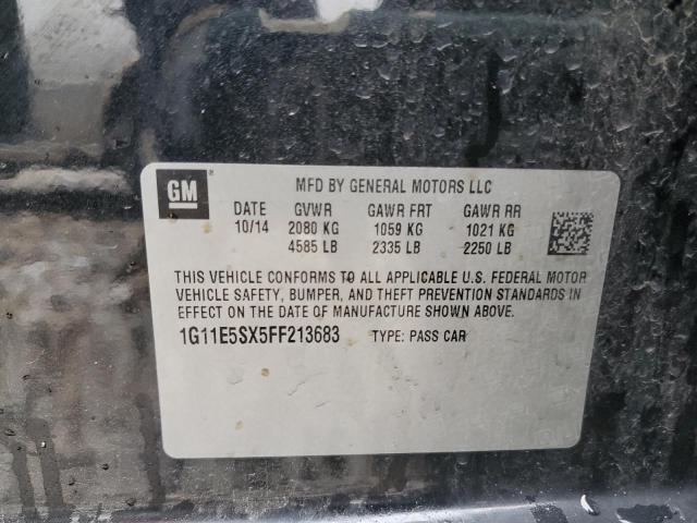 1G11E5SX5FF213683 Chevrolet MALIBU 2LT