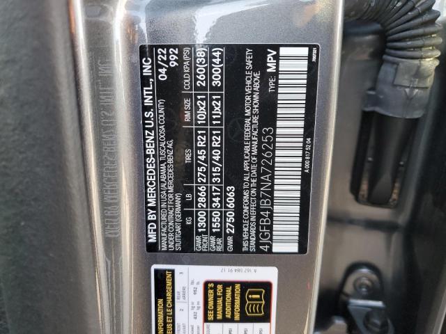 4JGFB4JB7NA726253 Mercedes-Benz GLE 350
