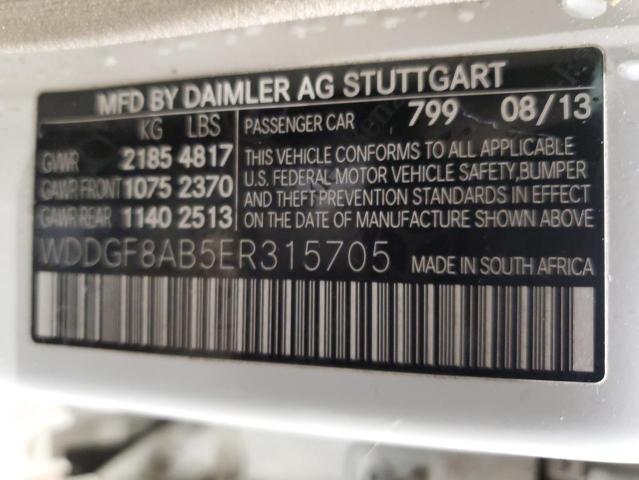 WDDGF8AB5ER315705 Mercedes-Benz C 300 4matic