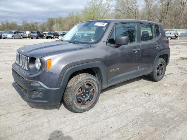 Auction sale of the 2016 Jeep Renegade Sport, vin: ZACCJBAW6GPD52691, lot number: 51579194