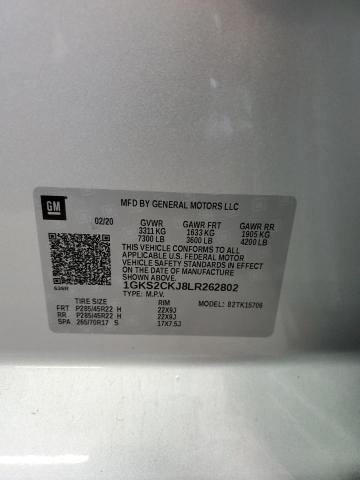 1GKS2CKJ8LR262802 GMC YUKON DENALI