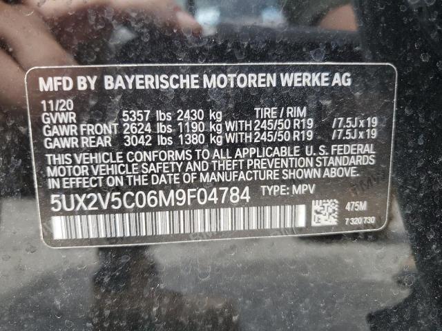 5UX2V5C06M9F04784 BMW X4 Xdrivem40i