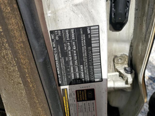 4JGDA5HB1EA300418 Mercedes-Benz Ml 350 4matic