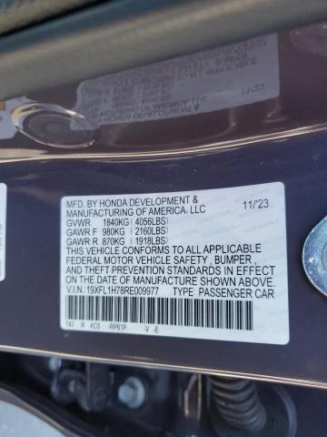 19XFL1H78RE009977 Honda CIVIC EXL