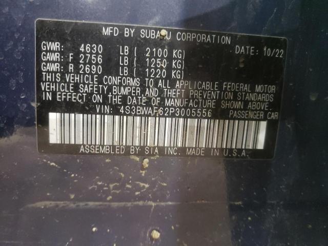 4S3BWAF62P3005556 Subaru Legacy Premium