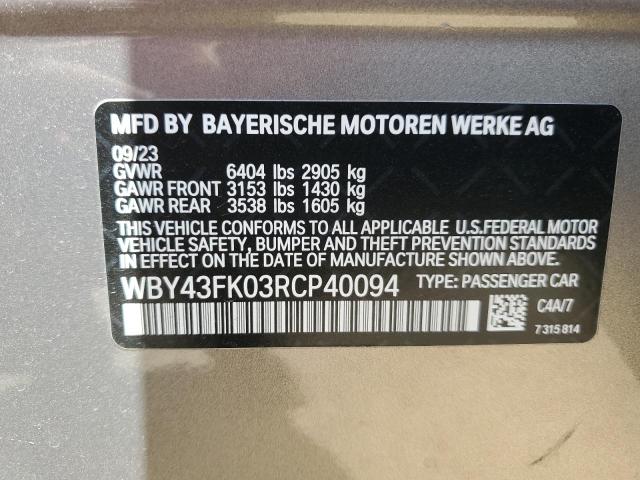 WBY43FK03RCP40094 BMW I5 M60
