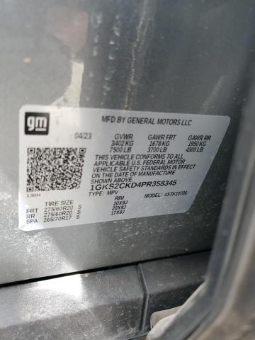 1GKS2CKD4PR358345 GMC Yukon At4