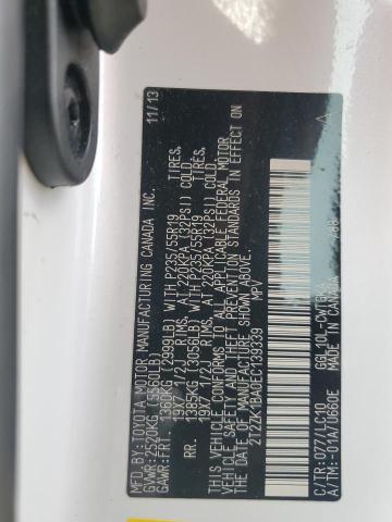 2T2ZK1BA0EC139339 Lexus RX 350