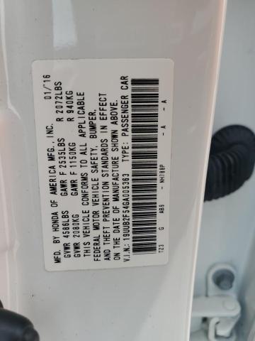 19UUB2F54GA005363 Acura TLX TECH
