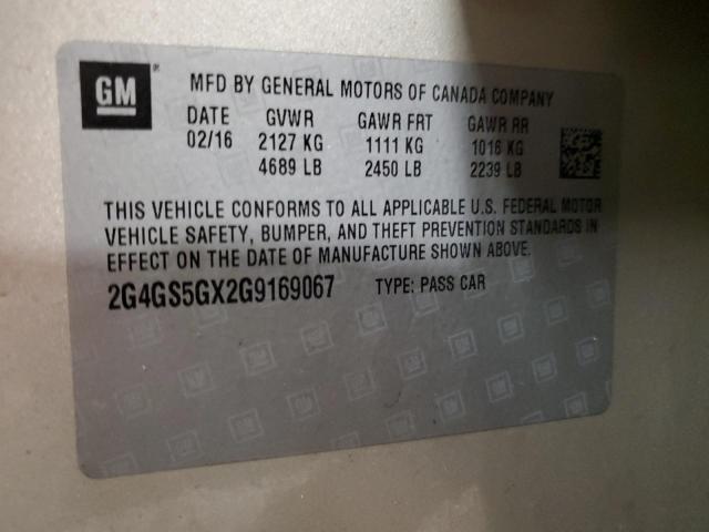 2G4GS5GX2G9169067 Buick Regal Premium