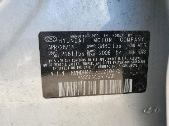KMHDH4AE7EU210473 Hyundai ELANTRA SE