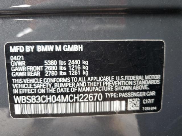 WBS83CH04MCH22670 BMW M5