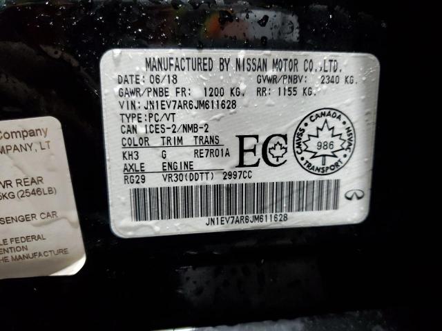 JN1EV7AR6JM611628 Infiniti Q50 LUXE