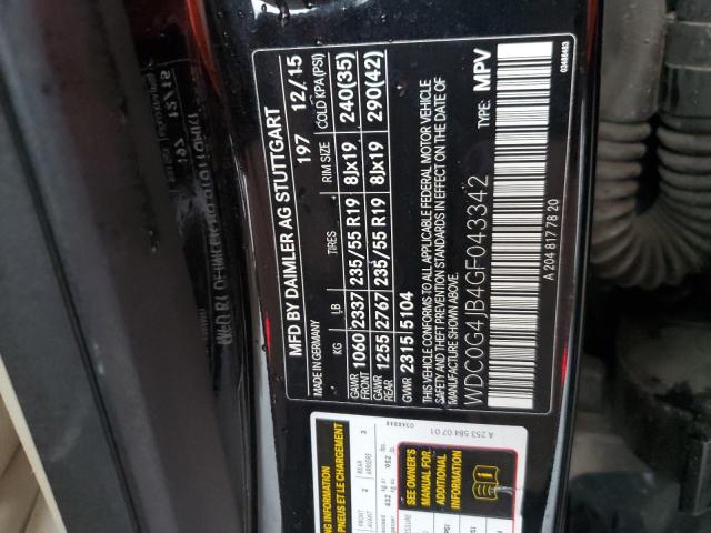 WDC0G4JB4GF043342 Mercedes-Benz GLC 300