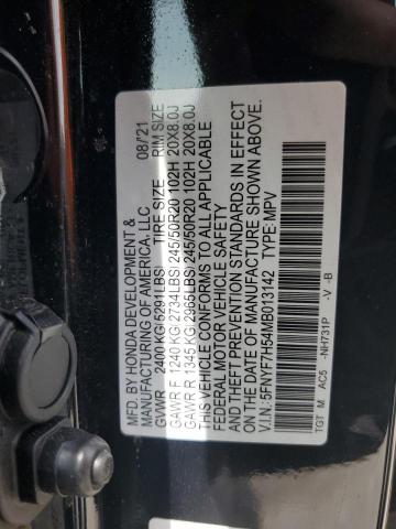 5FNYF7H54MB013142 Honda Passport Exl