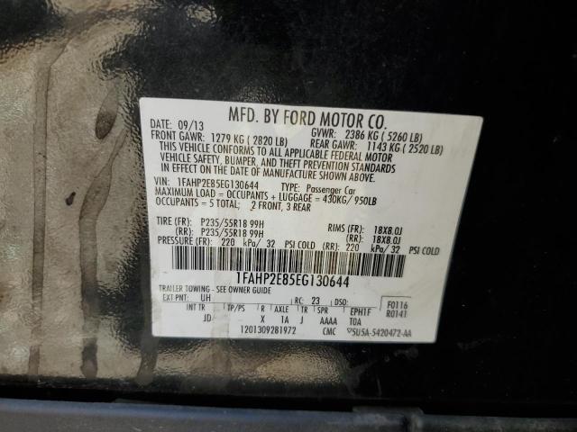 1FAHP2E85EG130644 Ford TAURUS SEL